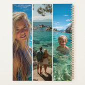 6 Lange Verticale Strip Boho Foto Planner (Achterkant)