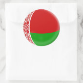 6 large stickers Belarus flag (Tas)