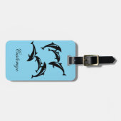 6 Leapingbruinvissen Thunder_Cove Bagagelabel (Voorkant horizontaal)