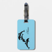 6 Leapingbruinvissen Thunder_Cove Bagagelabel (Achterkant verticaal)