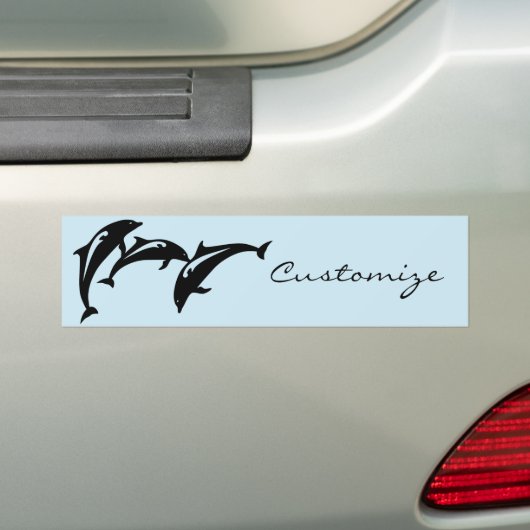 6 Leapingbruinvissen Thunder_Cove Bumpersticker (Op auto)