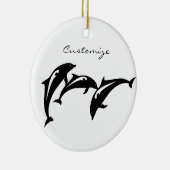 6 Leapingbruinvissen Thunder_Cove Keramisch Ornament (Rechts)