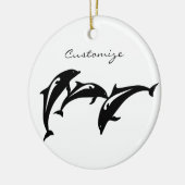 6 Leapingbruinvissen Thunder_Cove Keramisch Ornament (Links)