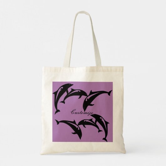 6 Leapingbruinvissen Thunder_Cove Tote Bag (Achterkant)