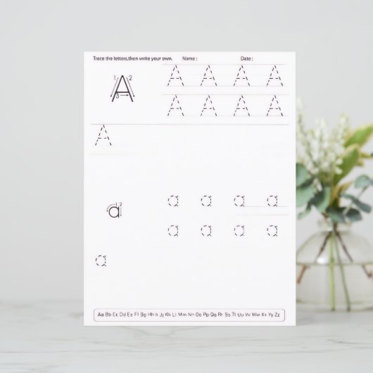 6 Learn To Spell Letter A Teacher Home Schooling (Staand voorkant)