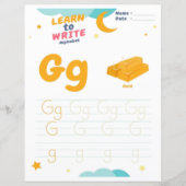 6 Learn To Spell Letter G Teacher Home Schooling (Voorkant)