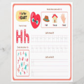 6 Learn To Spell Letter H Teacher Home Schooling (Voorkant)