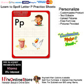 6 Learn To Spell Letter P Teacher Home Schooling