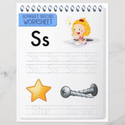 6 Learn To Spell Letter S Teacher Home Schooling (Voorkant)