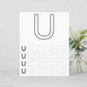 6 Learn To Spell Letter U Teacher Home Schooling (Staand voorkant)