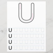 6 Learn To Spell Letter U Teacher Home Schooling (Voorkant)