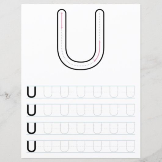 6 Learn To Spell Letter U Teacher Home Schooling (Voorkant)