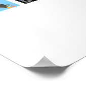 6-Letter-naambordgymalfabet Poster (Hoek)