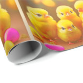 6 Little Easter Chicken Collectie Cadeaupapier (Rol Hoek)