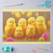 6 Little Easter Chicken Collectie Tissuepapier (Craft)