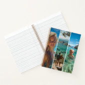 6 Long Vertical Strip Boho Photo Notitieboek (Binnen)