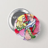 6 - Lovers Ronde Button 5,7 Cm (Voorkant /achterkant)