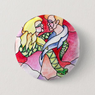 6 - Lovers Ronde Button 5,7 Cm