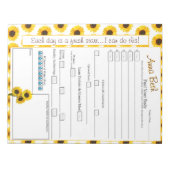 6 maal per dag uw lichaam opvoeden met de voedselt notitieblok (Voorkant)