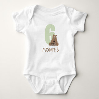 6 maanden beer en baby romper