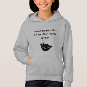 6 maanden vakantie hoodies voor meisjes