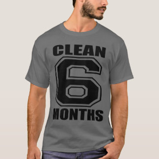 6 maanden zwart t-shirt