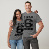 6 maanden zwart t-shirt (Unisex)