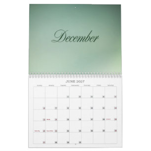 6-maandse spiraal wandkalender (juli–december 2026 kalender