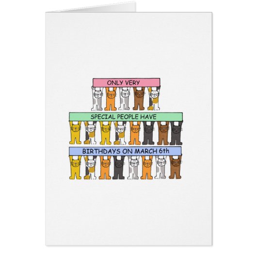 6 maart Cartoon Katten (Voorkant)