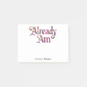 *~* 6 Manifest AP85 Bloemen Dankbaarheid AL AM Post-it® Notes (Voorkant)