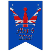 6 mei 2023 Kroonkoning Charles Coronation Vlaggetjes (Derde vlag)