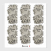 6 Mermaid Tears Potion Flessenetiketten Sticker (Vel)