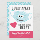 6 meter uit elkaar, maar nog steeds in mijn hart - feestdagenkaart (Voorkant / Achterkant)