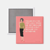 6 meter verderop. magneet (Voorkant / Achterkant)