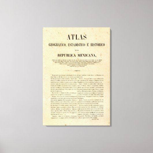 6 Mexico Canvas Afdruk (Voorkant)