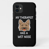 6 Mijn therapeut heeft een natte neus Case-Mate iPhone Case (Achterkant)