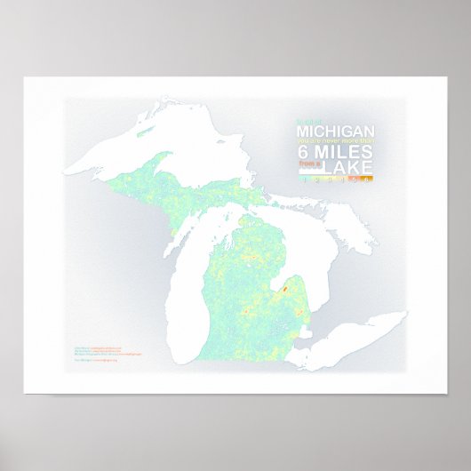 6 miljoen in Michigan Poster (Voorkant)
