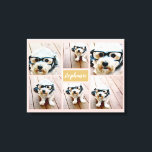 6 Minimalisator voor fotocollage - Kan kleur bewer Canvas Afdruk<br><div class="desc">Gebruik de foto's van uw vierkant Instagram voor de beste resultaten! OM DE ACHTERGROND TE VERANDEREN - klik op het aanpassings of geavanceerde ontwerpgebied,  en kies een kleur in de kleurenplukker. Een artistieke manier om je beste foto's te tonen die foto's delen.</div>