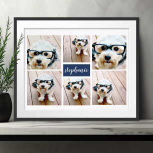 6 Minimalisator voor fotocollage - Kan kleur bewer Foto Afdruk