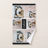 6 Minimalisator voor fotocollage - Kan kleur bewer Handdoek (Handdoek)