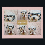 6 Minimalisator voor fotocollage - Kan kleur bewer Imitatie Canvas Print<br><div class="desc">Gebruik de foto's van uw vierkant Instagram voor de beste resultaten! OM DE ACHTERGROND TE VERANDEREN - klik op het aanpassings of geavanceerde ontwerpgebied,  en kies een kleur in de kleurenplukker. Een artistieke manier om je beste foto's te tonen die foto's delen.</div>
