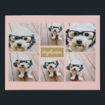6 Minimalisator voor fotocollage - Kan kleur bewer Imitatie Canvas Print<br><div class="desc">Gebruik de foto's van uw vierkant Instagram voor de beste resultaten! OM DE ACHTERGROND TE VERANDEREN - klik op het aanpassings of geavanceerde ontwerpgebied,  en kies een kleur in de kleurenplukker. Een artistieke manier om je beste foto's te tonen die foto's delen.</div>