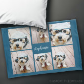 6 Minimalisator voor fotocollage - Kan kleur bewer Kussensloop