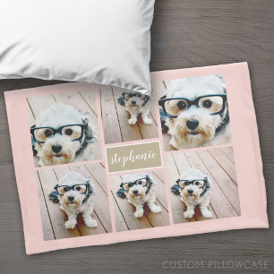 6 Minimalisator voor fotocollage - Kan kleur bewer Kussensloop