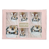 6 Minimalisator voor fotocollage - Kan kleur bewer Kussensloop (Achterkant)