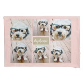 6 Minimalisator voor fotocollage - Kan kleur bewer Kussensloop (Voorkant)