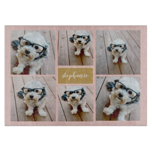 6 Minimalisator voor fotocollage - Kan kleur bewer Snijplank