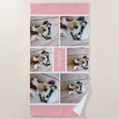 6 Minimalisator voor fotocollage - Kan kleur bewer Strandlaken (Voorkant)