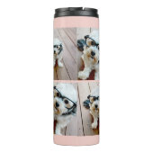 6 Minimalisator voor fotocollage - Kan kleur bewer Thermosbeker (Achterkant)