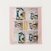 6 Minimalisator voor fotocollage - Kan kleur bewer Wandkleed (Voorkant)